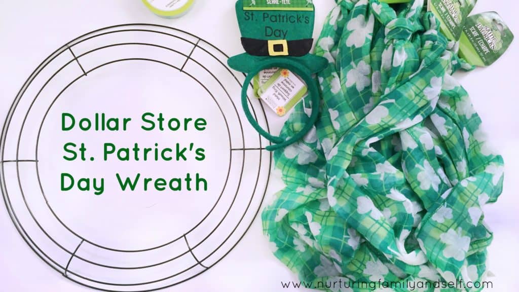 Dollar Store St. Patrick's Day Wreath