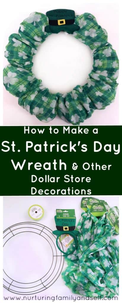 St Pats Day Dollar Store Decorations
