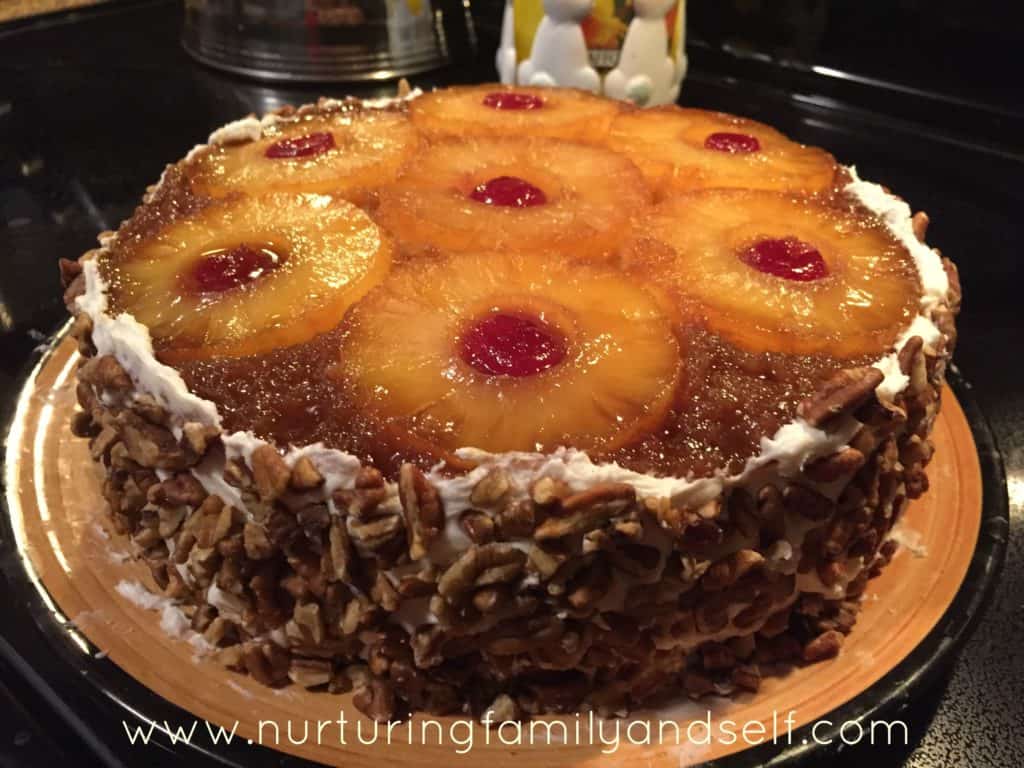 Double Layer Pineapple Upside Down Cake