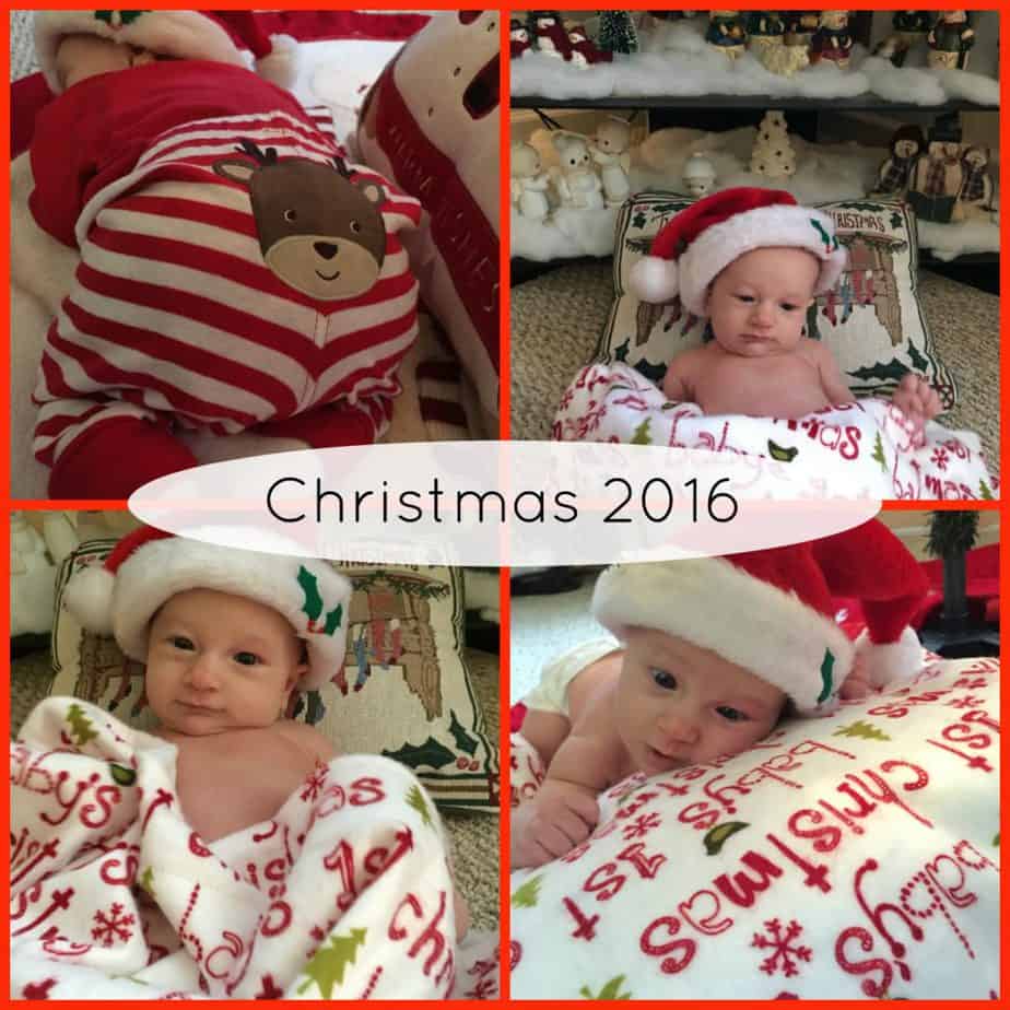 Christmas 2016 At-Home Baby Photo Shoot