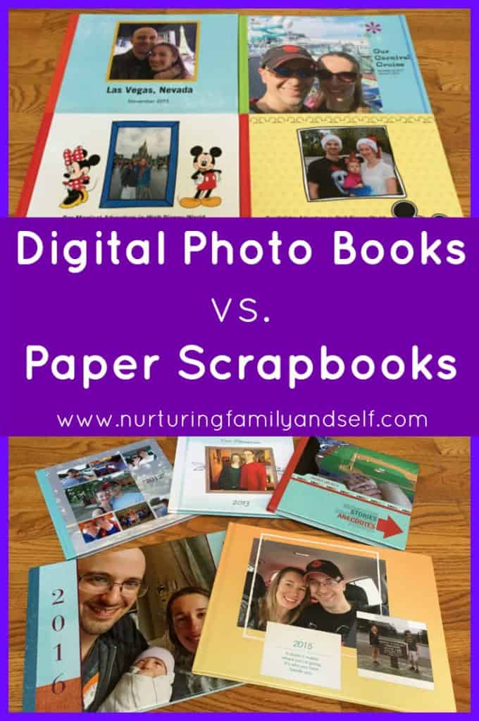Digital Photo Books vs. Paper Scrapbooks