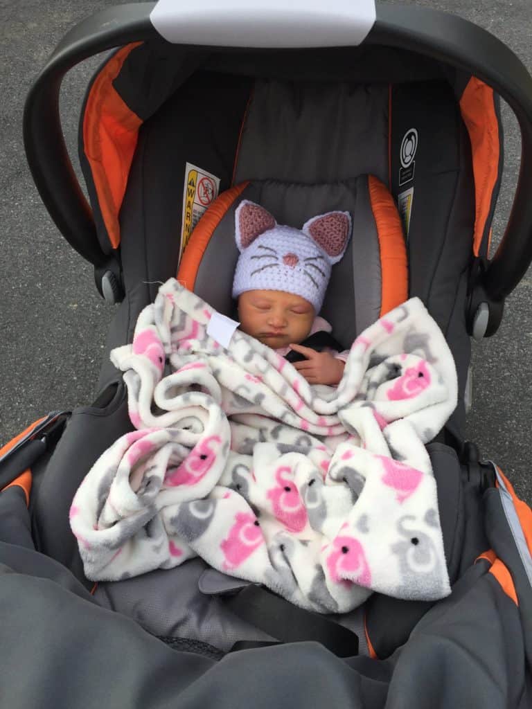 Our First Walk With the Jogging Stroller