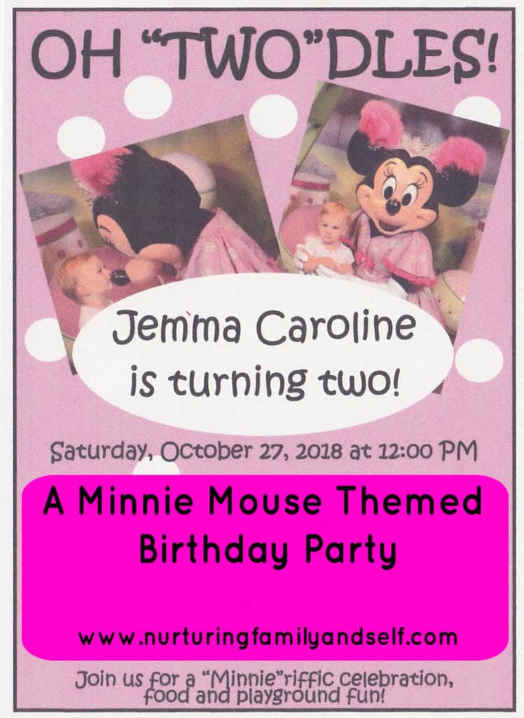 Jemma 2nd Birthday Invitation