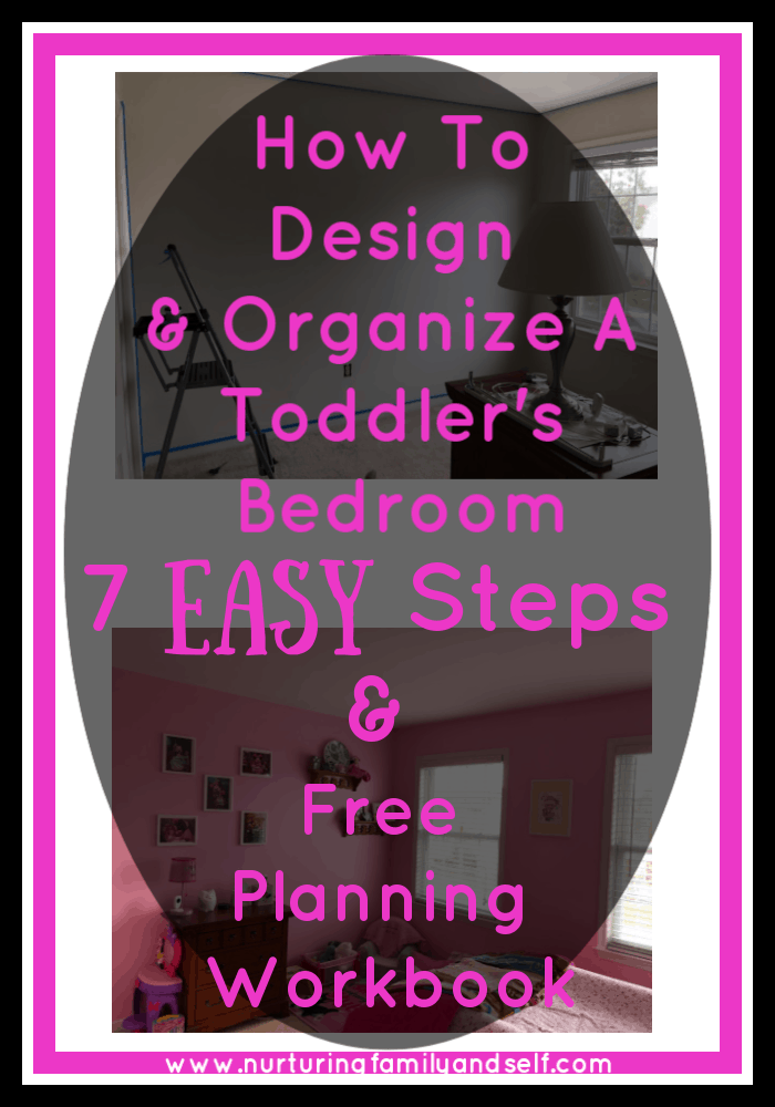 You can design, create and organize a toddler bedroom in 7 steps. Create a bedroom space designed with your toddler in mind. A bedroom she will love to spend time in.