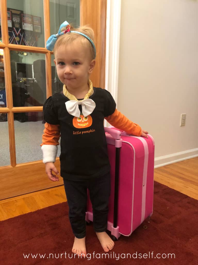 Packing Overnight Bag for Toddler