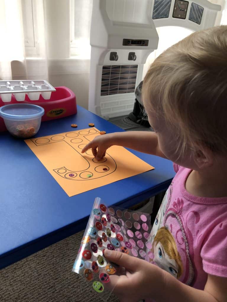 Stickers come in a variety of shapes, sizes and characters. Stickers help toddlers strengthen their fine motor skills and are an inexpensive form of entertainment.