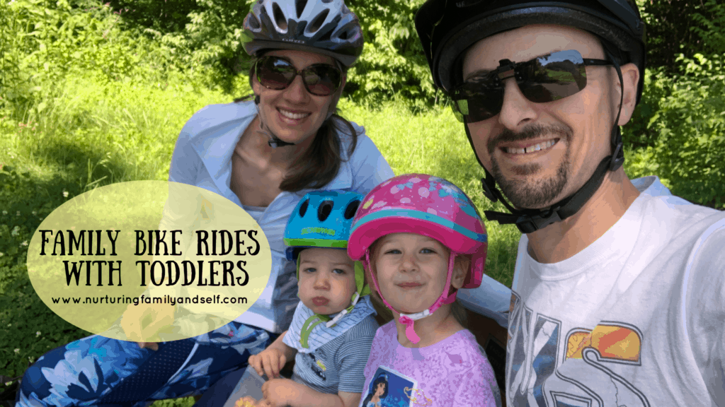 Family bike rides can be enjoyable when there are toddlers along. Make sure you have the right items to keep everyone safe and follow my top tips to make the most of family bike rides.