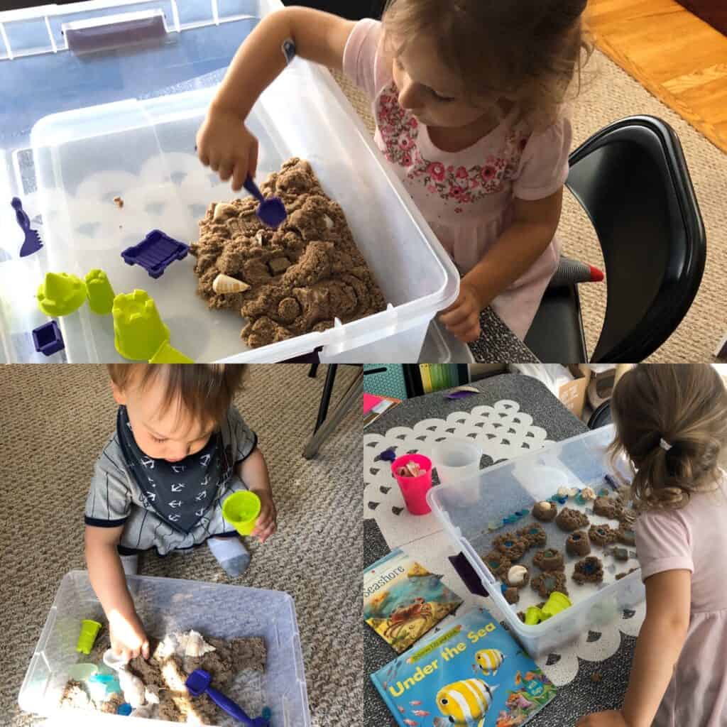 Find out about the hands-on activities from our beach themed learning experience. Sensory play, beach themed books, and letter recognition were just a few!