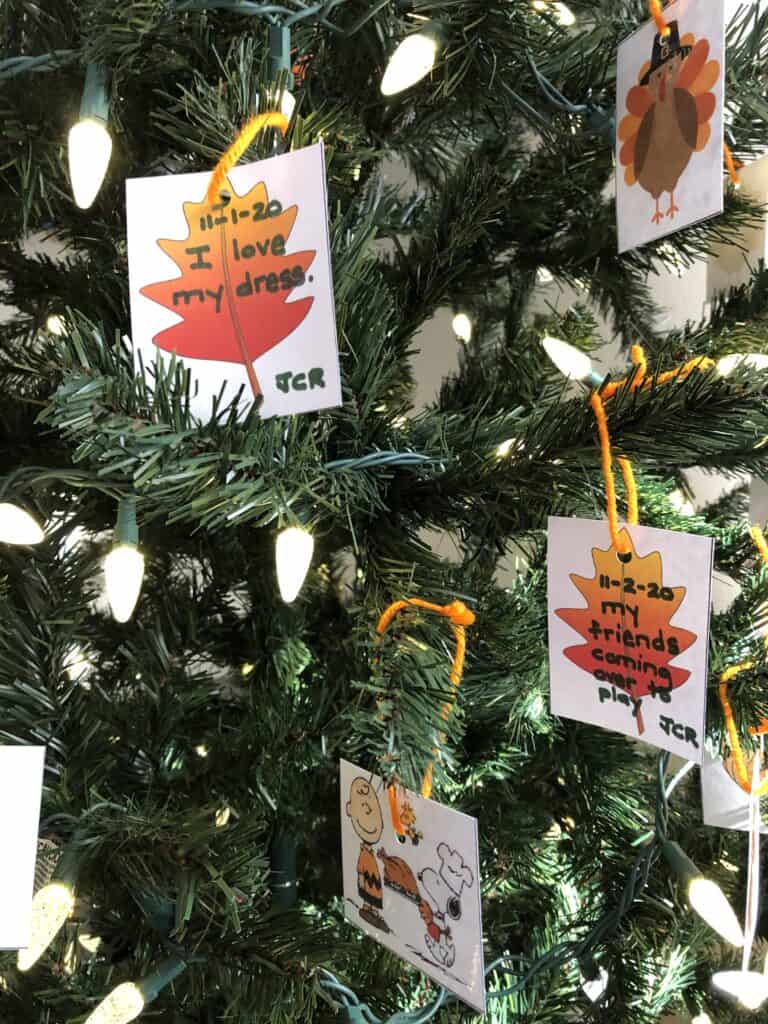 A Thankful Tree is the perfect way to teach your preschoolers and toddlers about being thankful. Decorating it with thankful leaves is a fun activity, too!