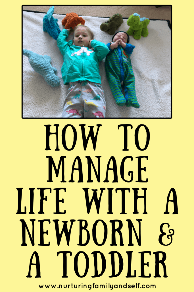 Managing life with a newborn and a toddler can have it's challenges, but you can enjoy it too! I share what helped me the most when we welcomed a new baby into our family. 
