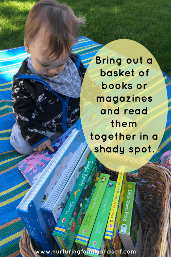 10+ outdoor activities perfect for toddlers and preschoolers. These outdoor activities simply involve bringing favorite indoor play ideas outside.  